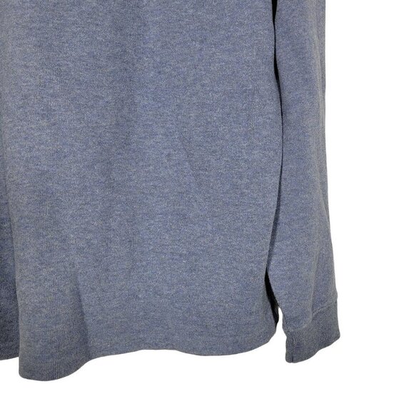 Polo Ralph Lauren Men's Ribbed 100% Cotton 1/4 Zip Blue Pullover Sweater Size M - Picture 11 of 12